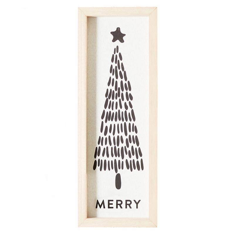 Wood Sign - Merry Tree